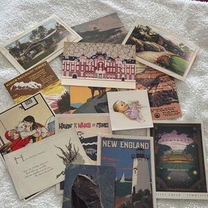 Junk journal postcard bundle